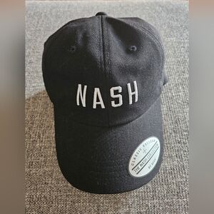 NWT NASH Embroidered 6 Panel Baseball Slideback Cap By Revv